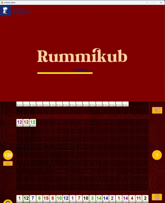 Rummikub Game